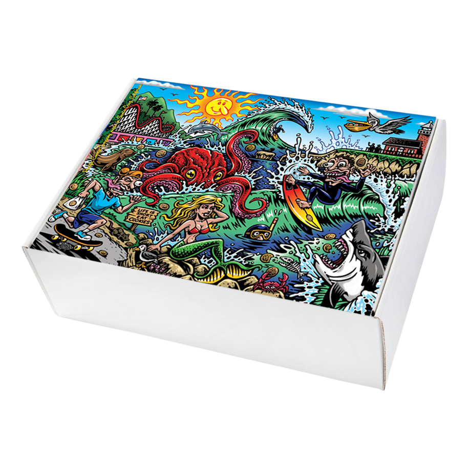 Santa Cruz on Edge Cookie Gift Box