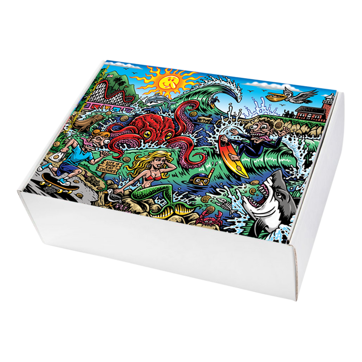 Santa Cruz on Edge Cookie Gift Box