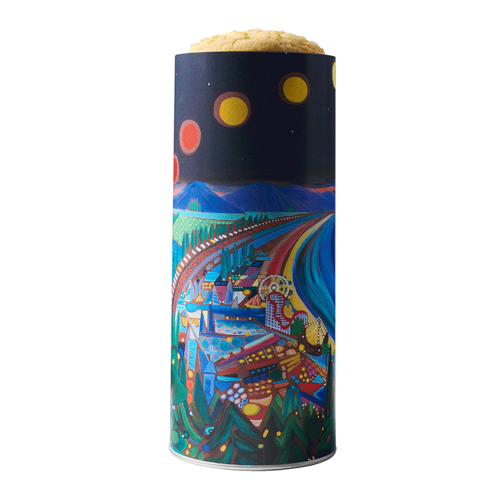 Moonlit Santa Cruz Cookie Gift Tower